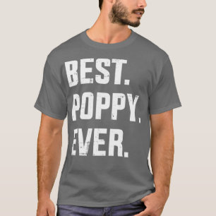 Camiseta La mejor amapola del día de papá y padre de los ni