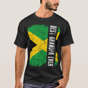 Camiseta La mejor bandera jamaiquina del abuelo