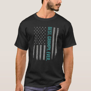 Camiseta La mejor bandera norteamericana para padre