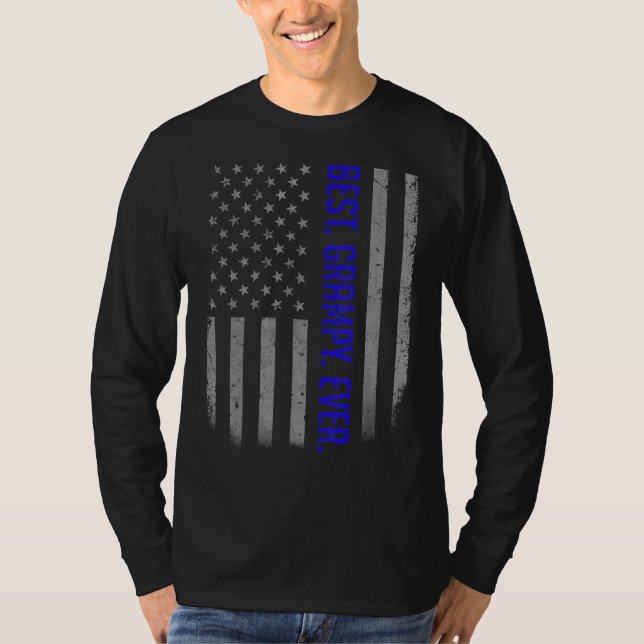 Camiseta La mejor bandera norteamericana para padre (Anverso)
