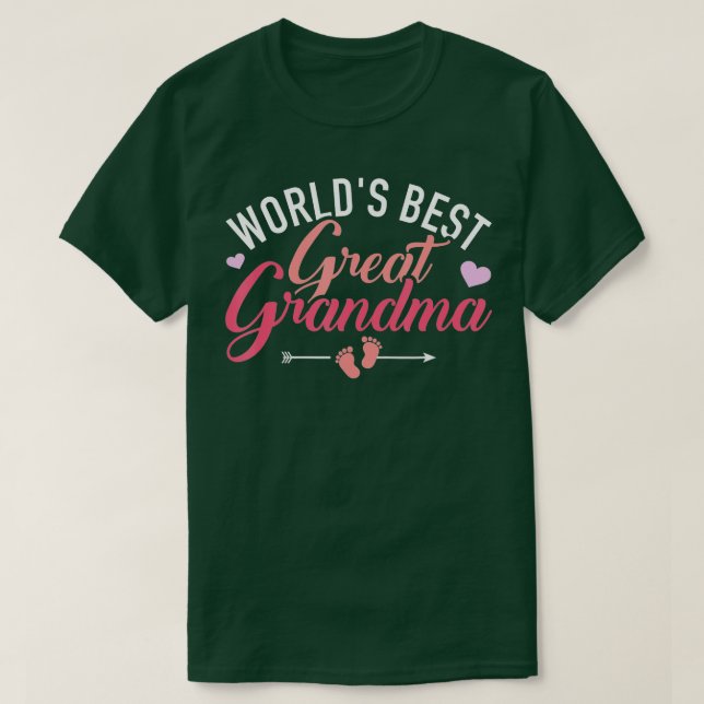 Camiseta La mejor bisabuela del mundo (Diseño del anverso)