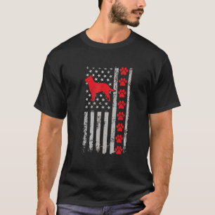 Camiseta La mejor bombera de Queensland Heeler Mom Dad