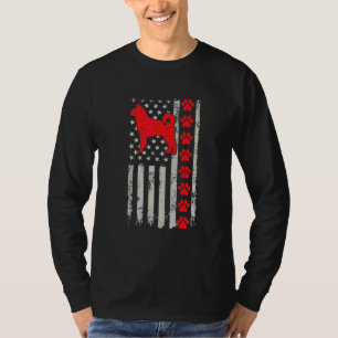 Camiseta La mejor bombera Mom Dad Norwegian Elkhound de tod
