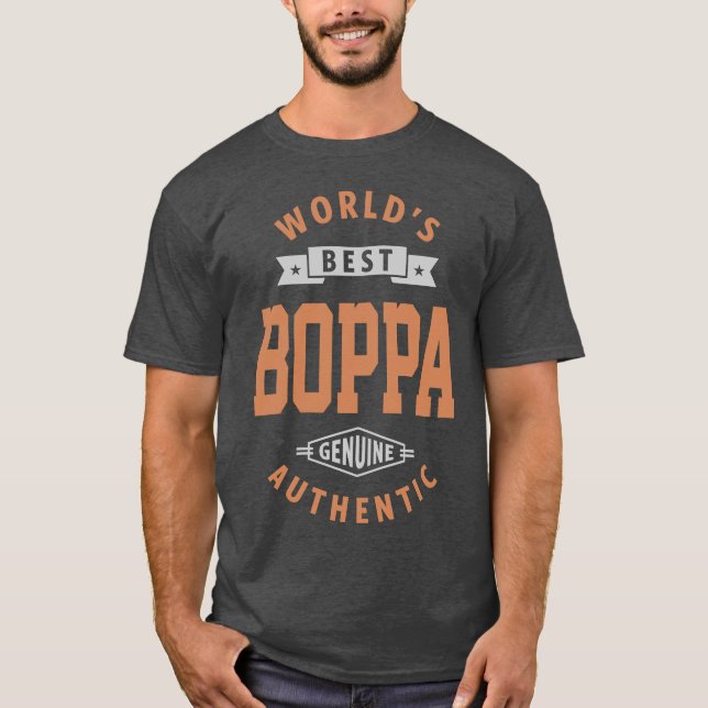 Camiseta La mejor boppa del mundo (Anverso)
