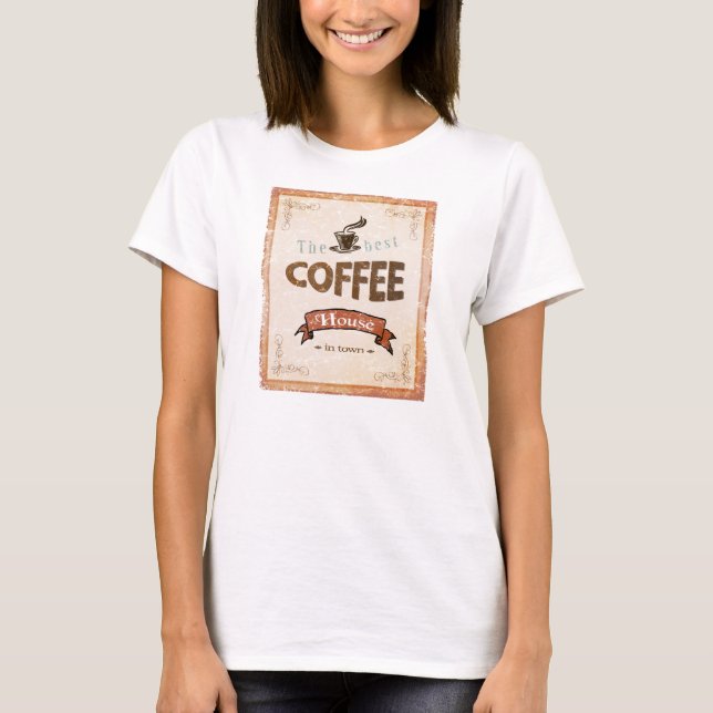 Camiseta La mejor cafetería (Anverso)