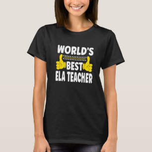 Camiseta La mejor carrera profesional de docente de Ela en 