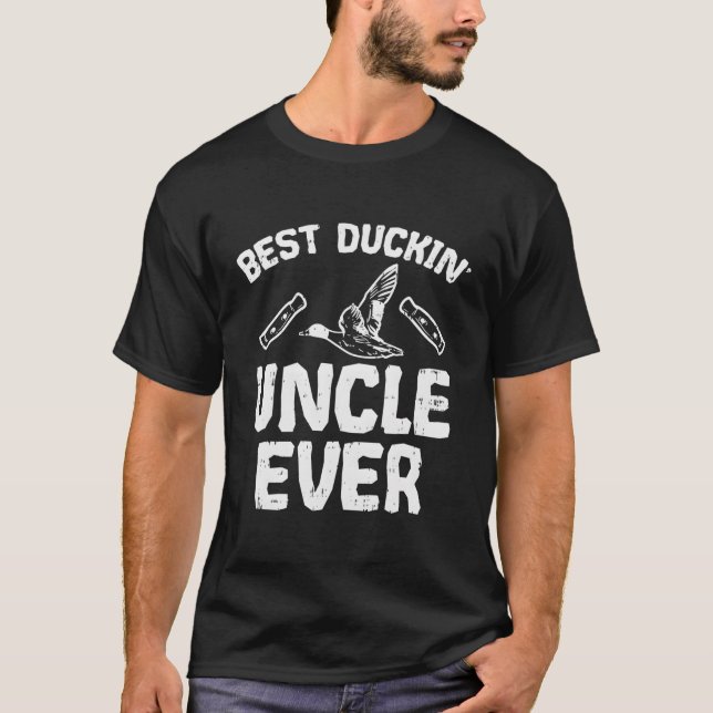 Camiseta La mejor caza de aves acuáticas del tío del duckin (Anverso)
