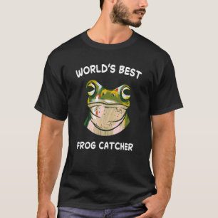Camiseta La mejor cazadora de ranas del mundo de anfibios