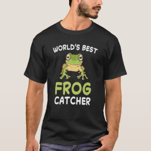 Camiseta La mejor cazadora de ranas del mundo de anfibios