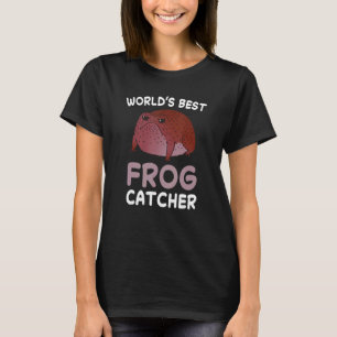 Camiseta La mejor cazadora de ranas del mundo de anfibios