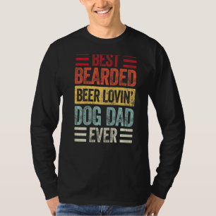 Camiseta La mejor cerveza de barba que ama al perro papá du