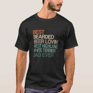 Camiseta La mejor cerveza de barba que ama la región oeste 