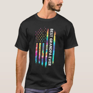 Camiseta La Mejor Corbata Tiñe La Bandera De Estados Unidos
