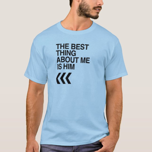 CAMISETA LA MEJOR COSA SOBRE MÍ ES ÉL DERECHO - .PNG (Anverso)