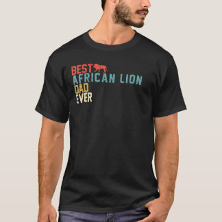 Camiseta La mejor cosecha retro de papá de LION en ÁFRICA