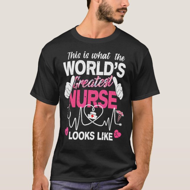 Camiseta La mejor enfermera del mundo, las madres Nursi (Anverso)