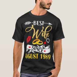 Camiseta La mejor esposa del 31 aniversario de la Boda feme