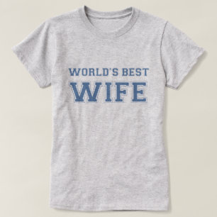 Camiseta La mejor esposa del mundo
