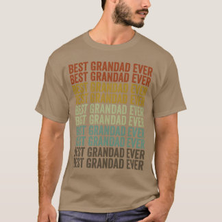 Camiseta La mejor familia de abuelo del día del padre