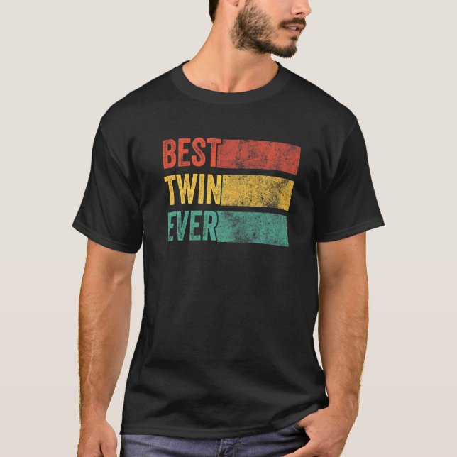 Camiseta La mejor familia de hermanos hermanos gemelos de l (Anverso)