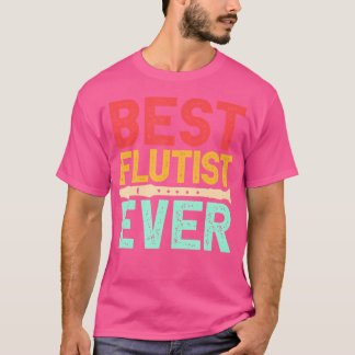 Camiseta La mejor flautista de instrumentos de banda de mar