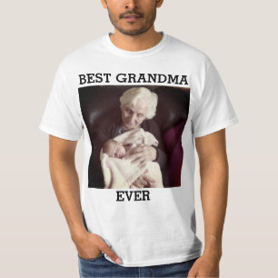 Camiseta La mejor foto de la abuela Personalizado crear la