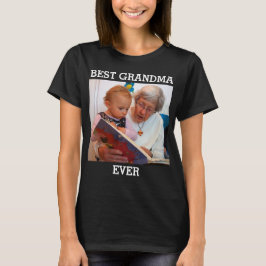 Camiseta La mejor foto de la abuela Personalizado crear tu 