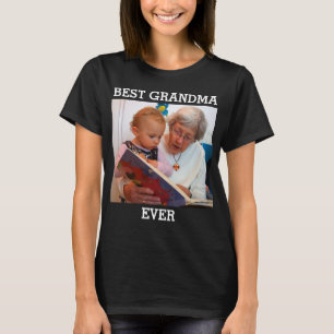Camiseta La mejor foto de la abuela Personalizado crear tu 