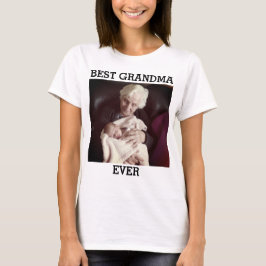 Camiseta La mejor foto de la abuela Personalizado crear tu 
