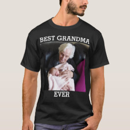 Camiseta La mejor foto de la abuela Personalizado crear tu 
