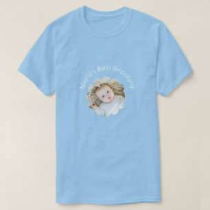 Camiseta La mejor foto del abuelo del mundo en un Personali