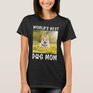 Camiseta La mejor foto Mascota personalizada de mamá de per