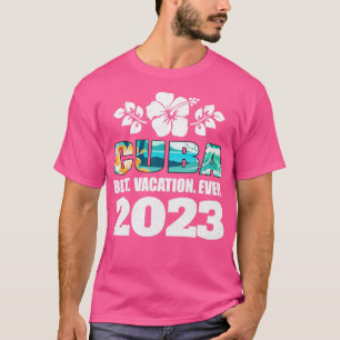 Camiseta La mejor fuente de vacaciones familiar de Cuba de 