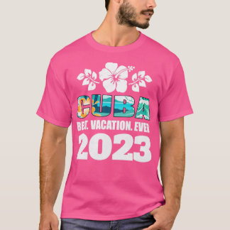 Camiseta La mejor fuente de vacaciones familiar de Cuba de