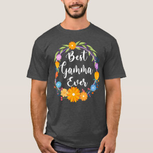 Camiseta La mejor gamma de mujeres decoración floral Gamma