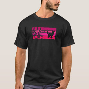 Camiseta La mejor gata Singapura mujer Mamá jamás