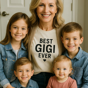 Camiseta La mejor Gigi de todos los tiempos Regalo de abuel
