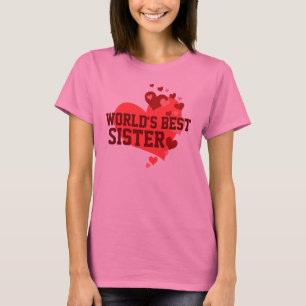 Camiseta La mejor hermana del mundo