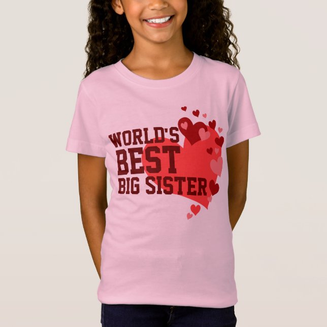 Camiseta La mejor hermana grande del mundo (Anverso)