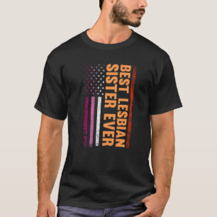 Camiseta La mejor hermana lesbiana de todos los tiempos Org