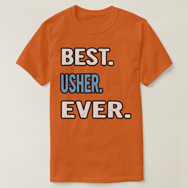 Camiseta La mejor idea de regalo de cumpleaños de Usher (Diseño del anverso)
