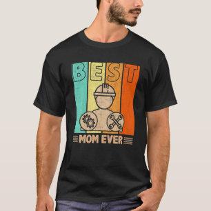 Camiseta La mejor ingeniera mecánica mamá nunca más gráfica