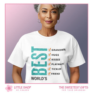Camiseta La mejor lista de las abuelas del mundo
