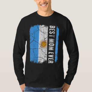 Camiseta La mejor madre argentina de Argentina bandera de m