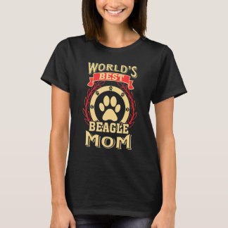 Camiseta La mejor madre Beagle del mundo asombrosa Beagle