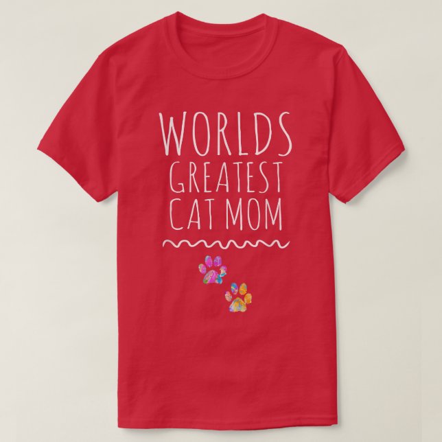 Camiseta La mejor madre CAT del mundo, la T gráfica, me enc (Diseño del anverso)