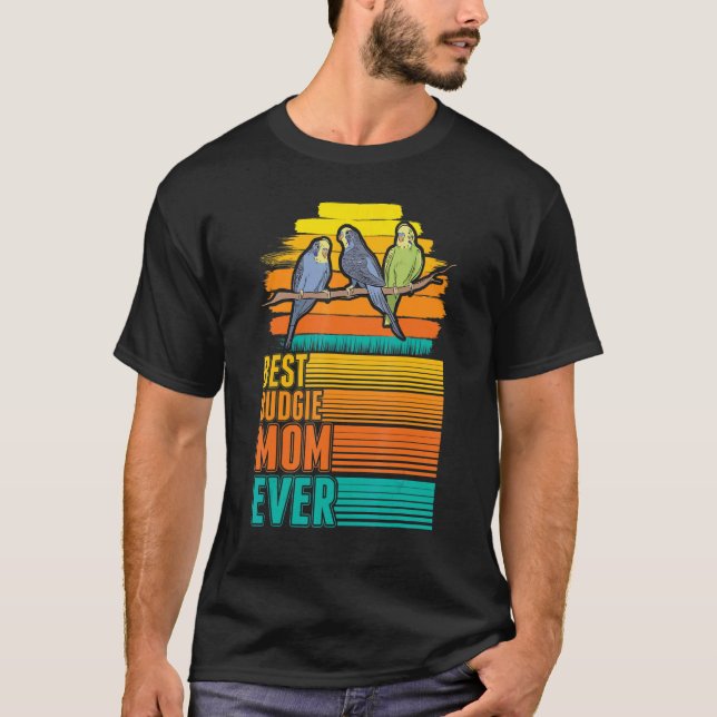 Camiseta La mejor madre de Budgie (Anverso)