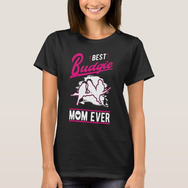 Camiseta La mejor madre de Budgie (Anverso)