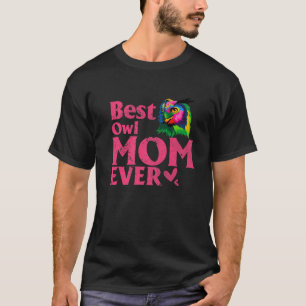 Camiseta La mejor madre de búho de la época cortó a la mami