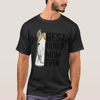 Camiseta La mejor madre de caballos del mundo de la equitac